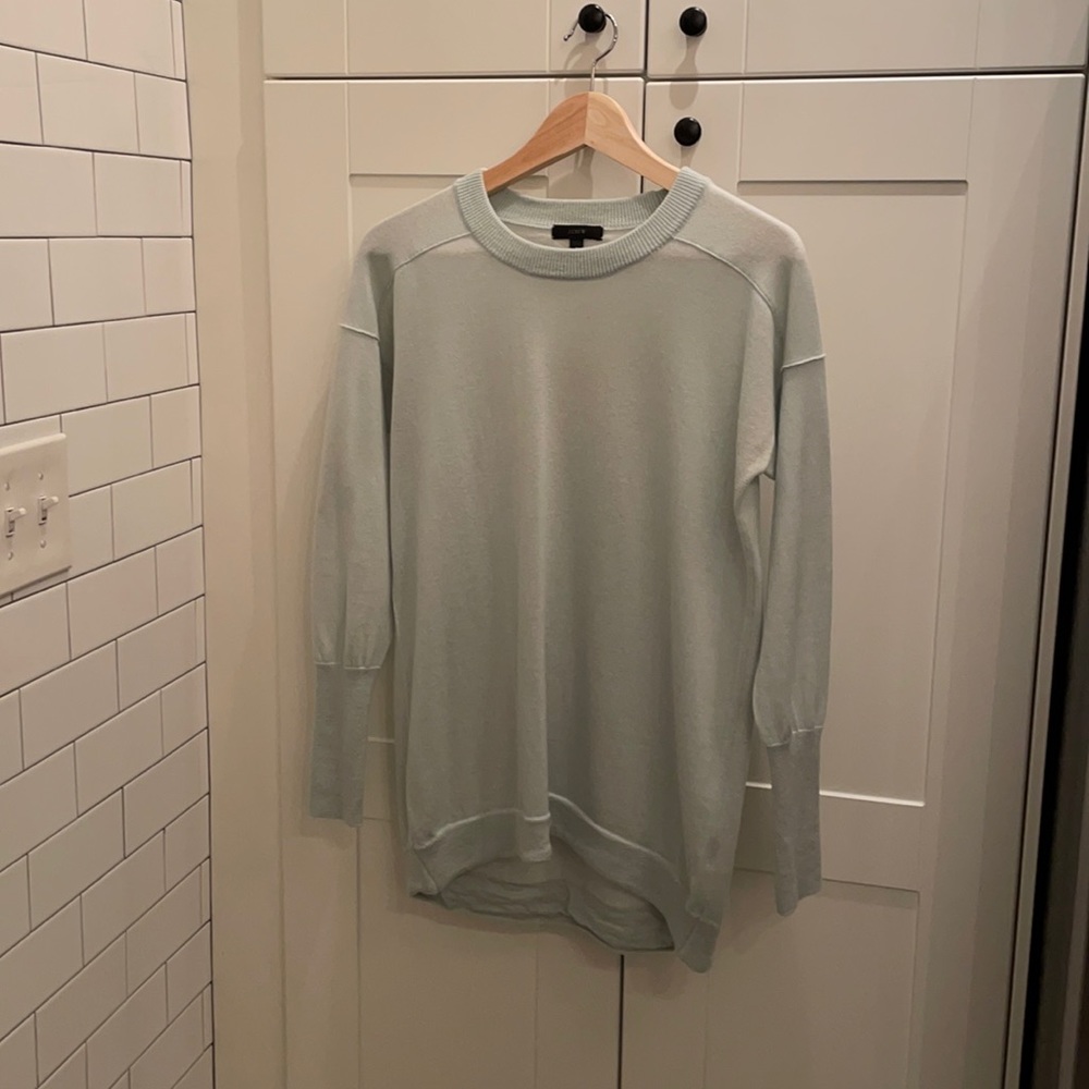 J.Crew Mint colored sweater - Picture 1 of 8